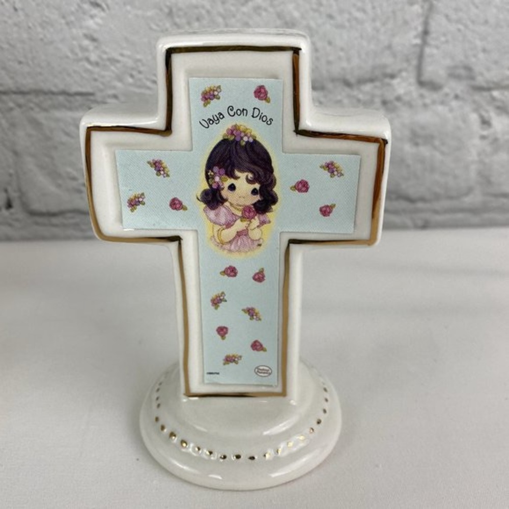 NWOT Vintage Precious Moments Vaya Con Dios Cross
